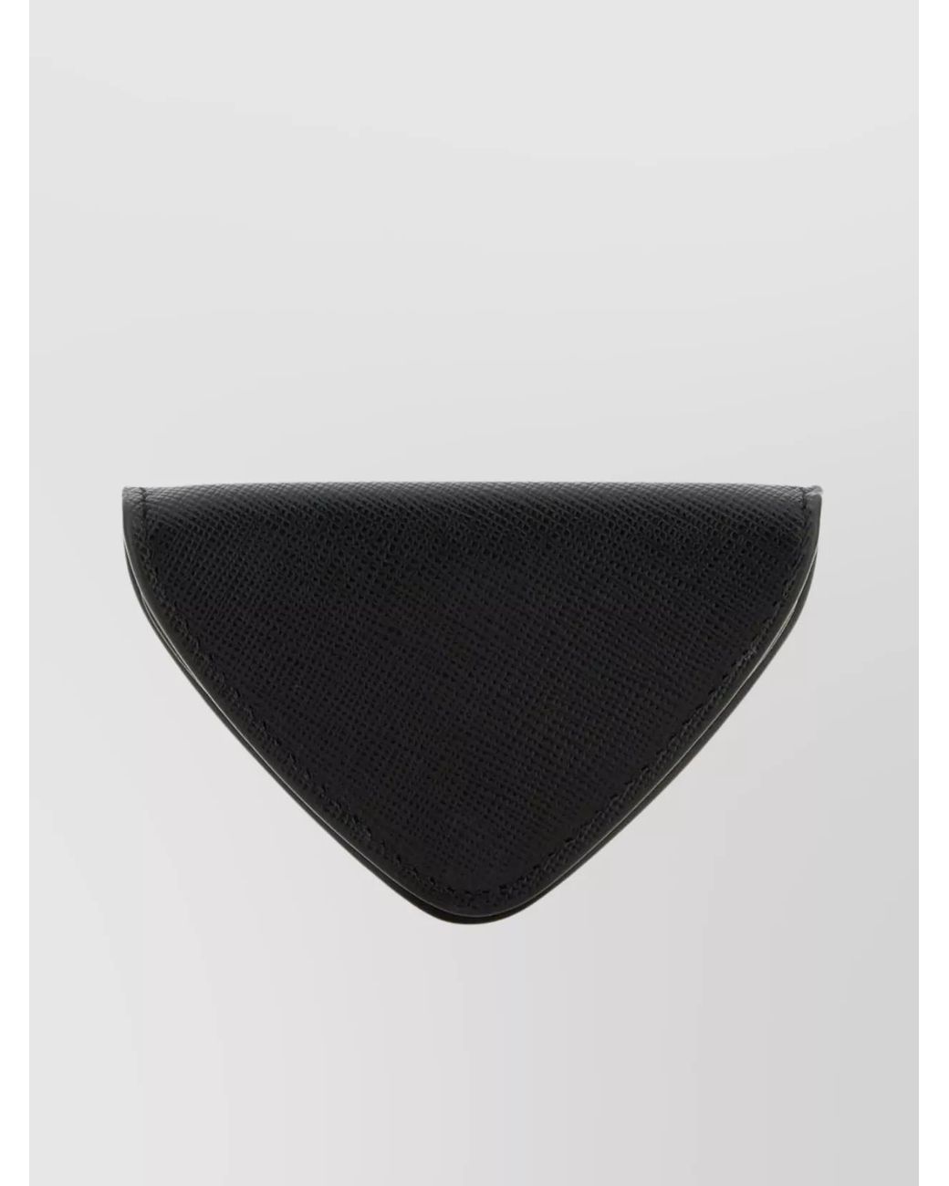 Prada Black Leather Coin Purse for men