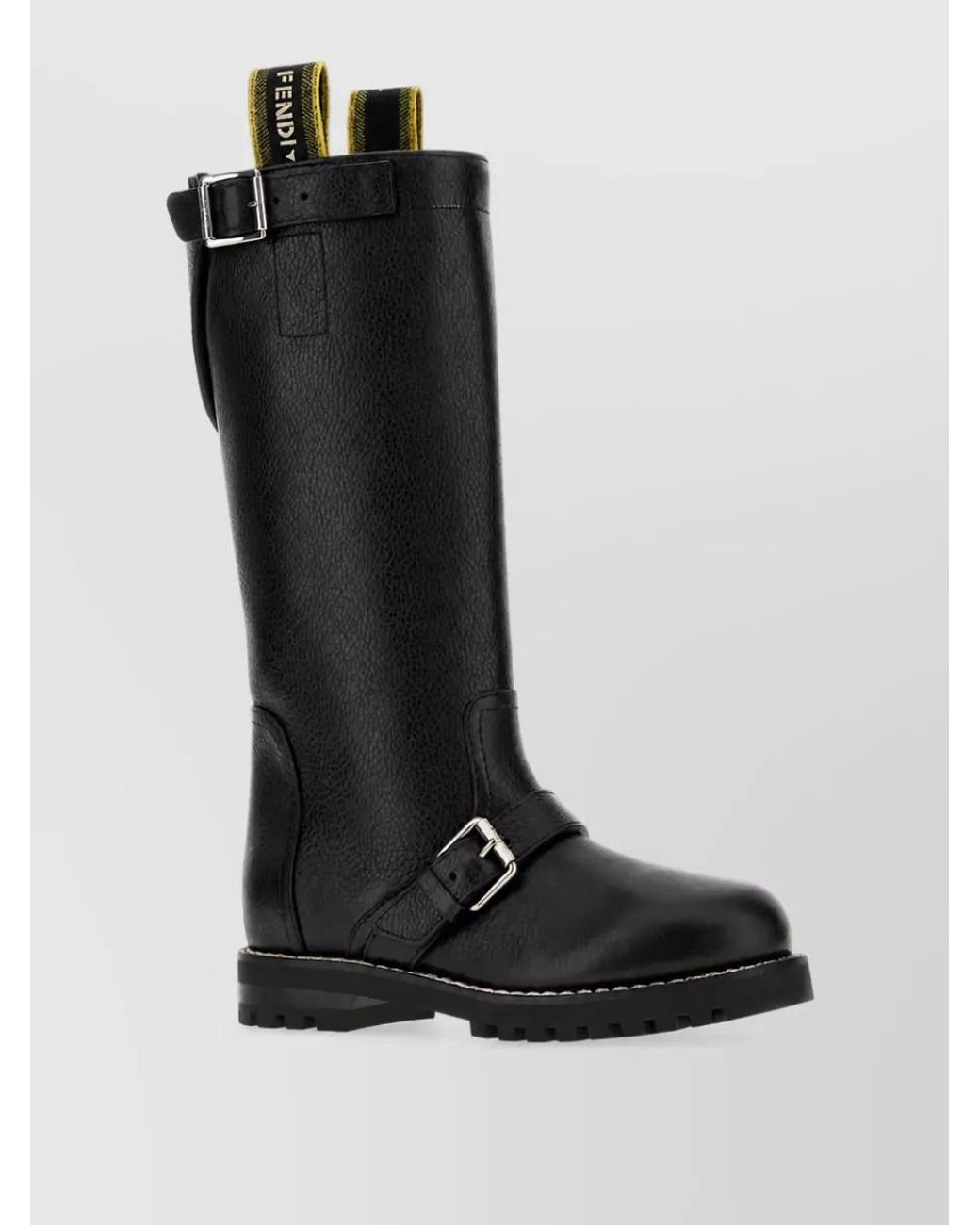 Fendi Black Leather Boots