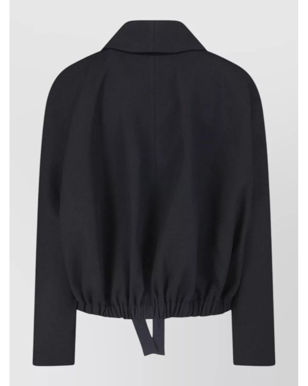 Victoria Beckham Black Single-Breasted Coat