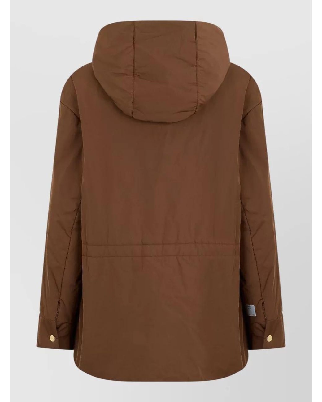 Max Mara Brown Padded Hooded Jacket