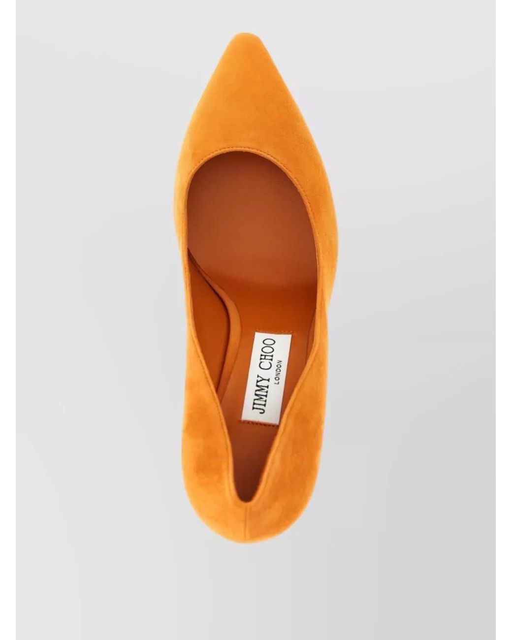 Jimmy Choo Orange Leather Pumps