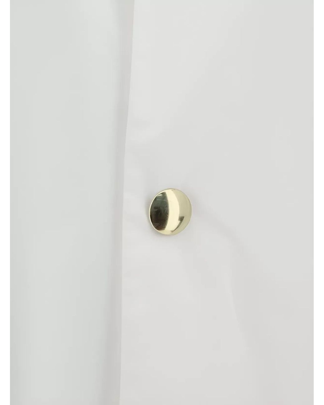 DARKPARK White Cotton Tunic Shirt