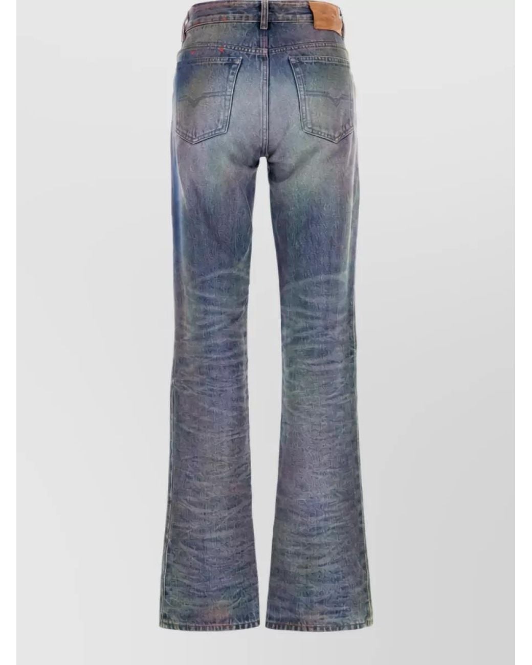 DIESEL Blue Straight-Leg Denim Jeans