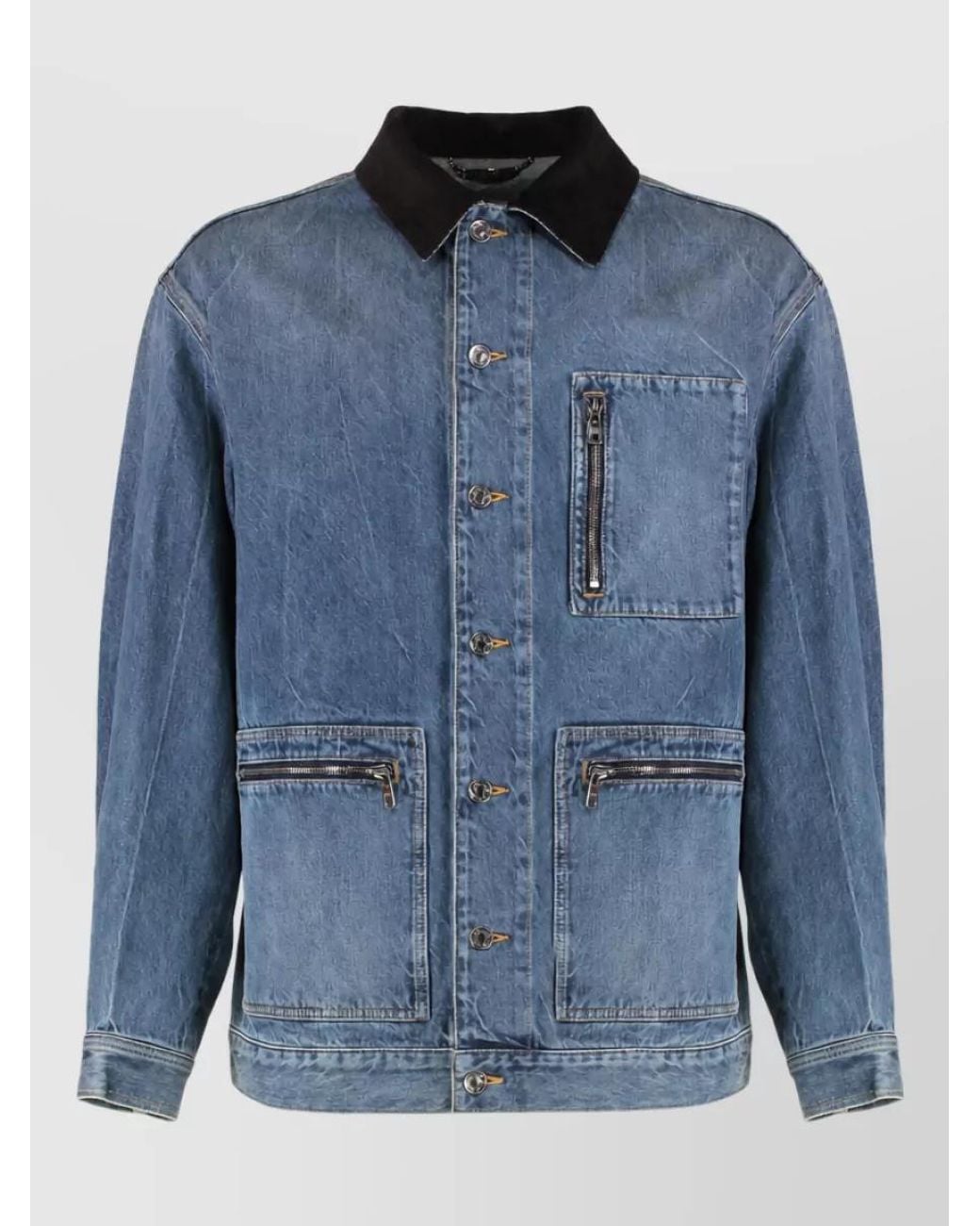 Dolce & Gabbana Blue Denim Jacket for men