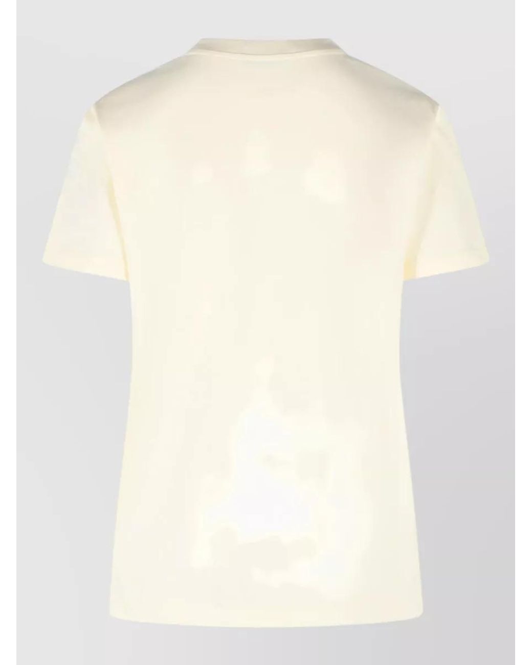 Moncler Natural Cotton T-Shirt