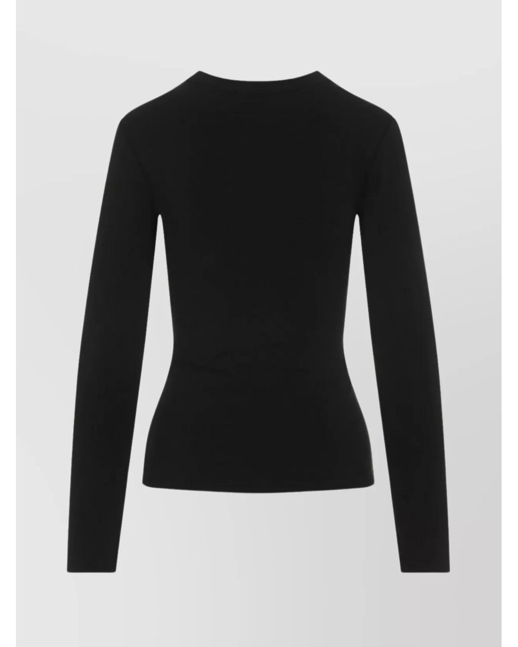 Rabanne Black Slim-Fit Long-Sleeve Top