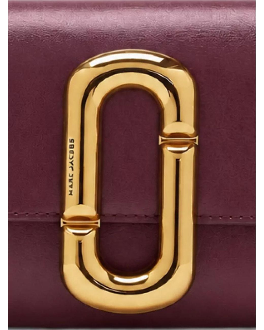 Marc Jacobs Purple Leather Cross-Body Bag