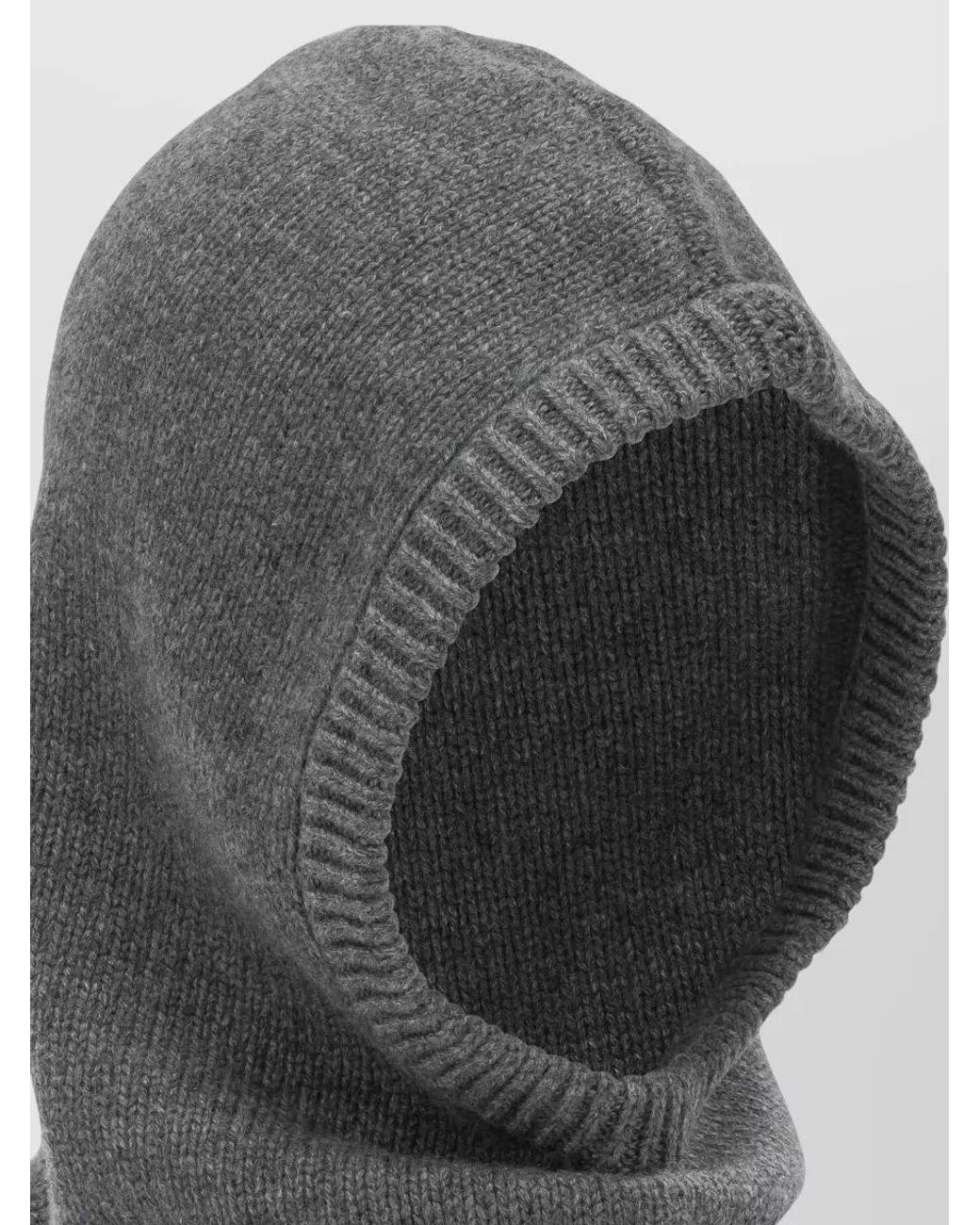 Lisa Yang Gray Cashmere Balaclava