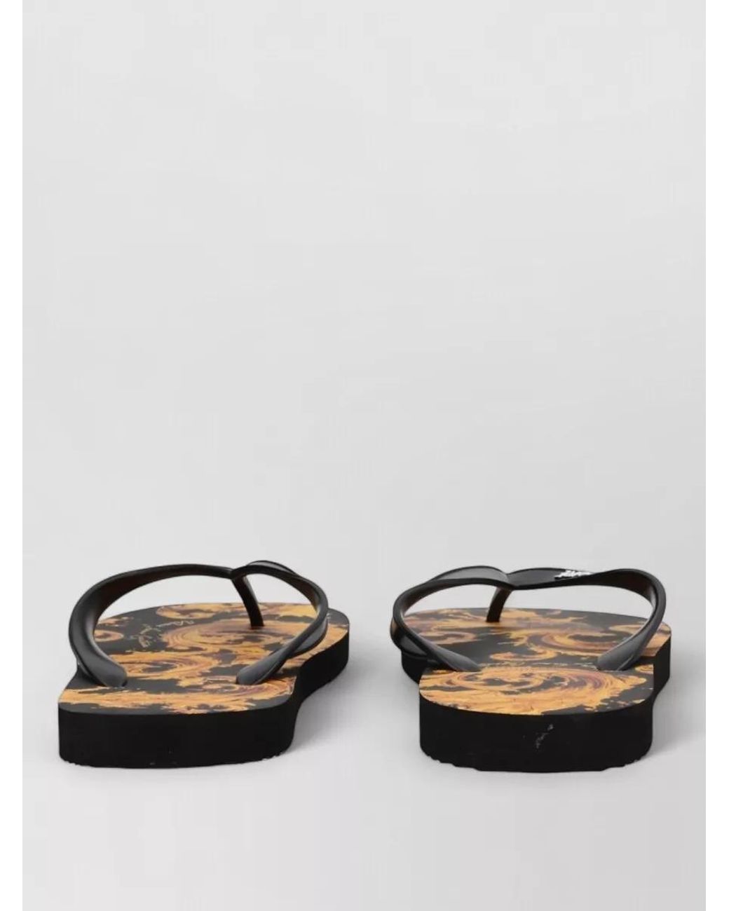 Versace Jeans Couture White Pvc Thong Sandals