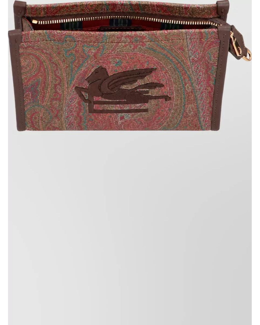 Etro Multicolor Arnica Leather Mini Pouch