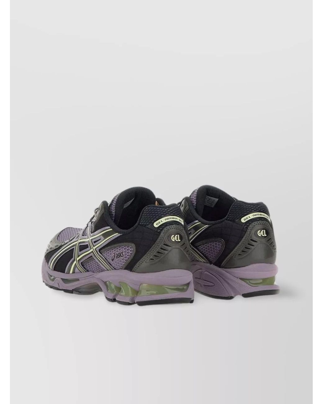 Asics Gray Mesh Low-Top Sneakers