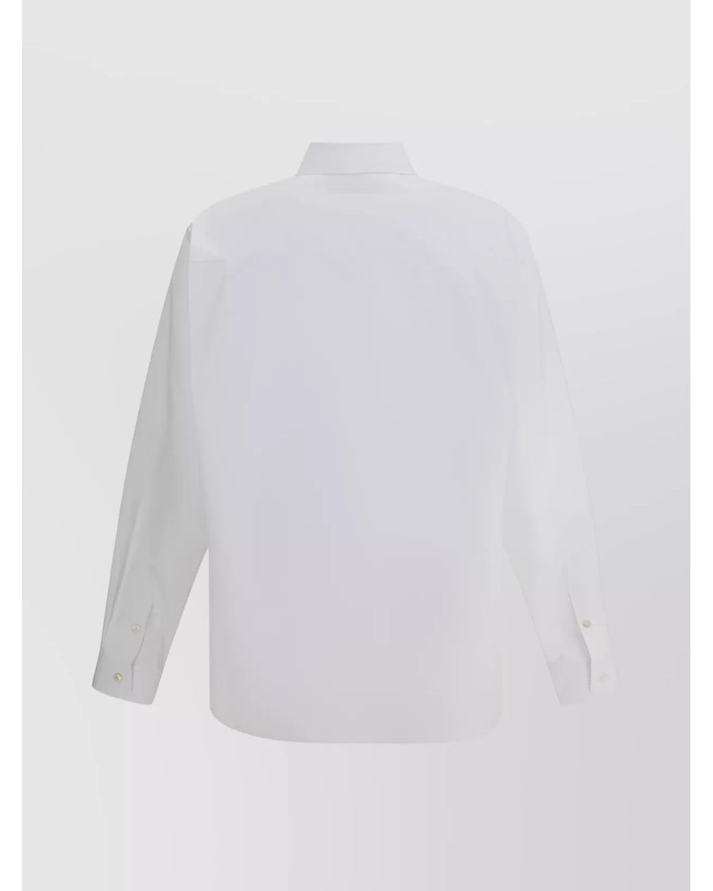 Gucci White Cotton Embroidered Shirt for men