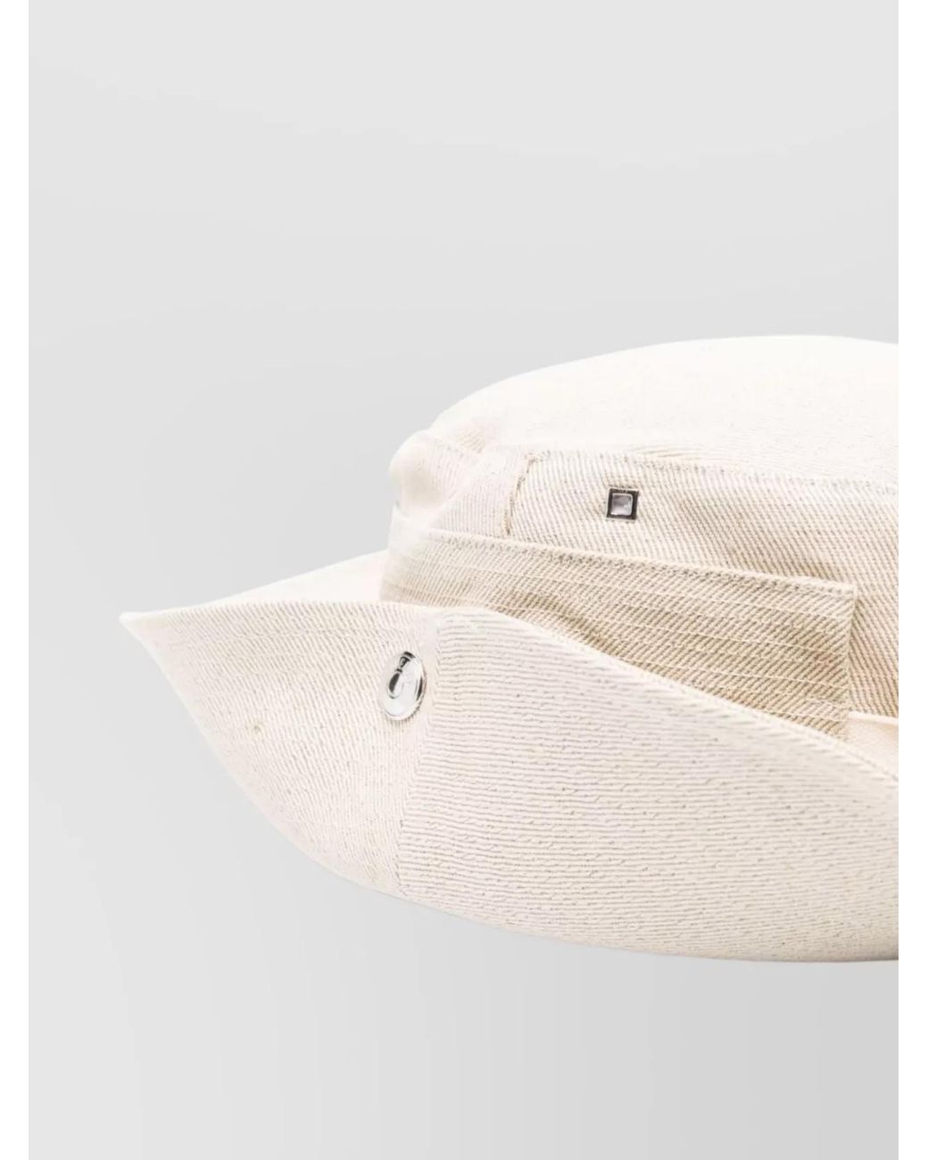 Jacquemus Natural Cotton Bucket Hat