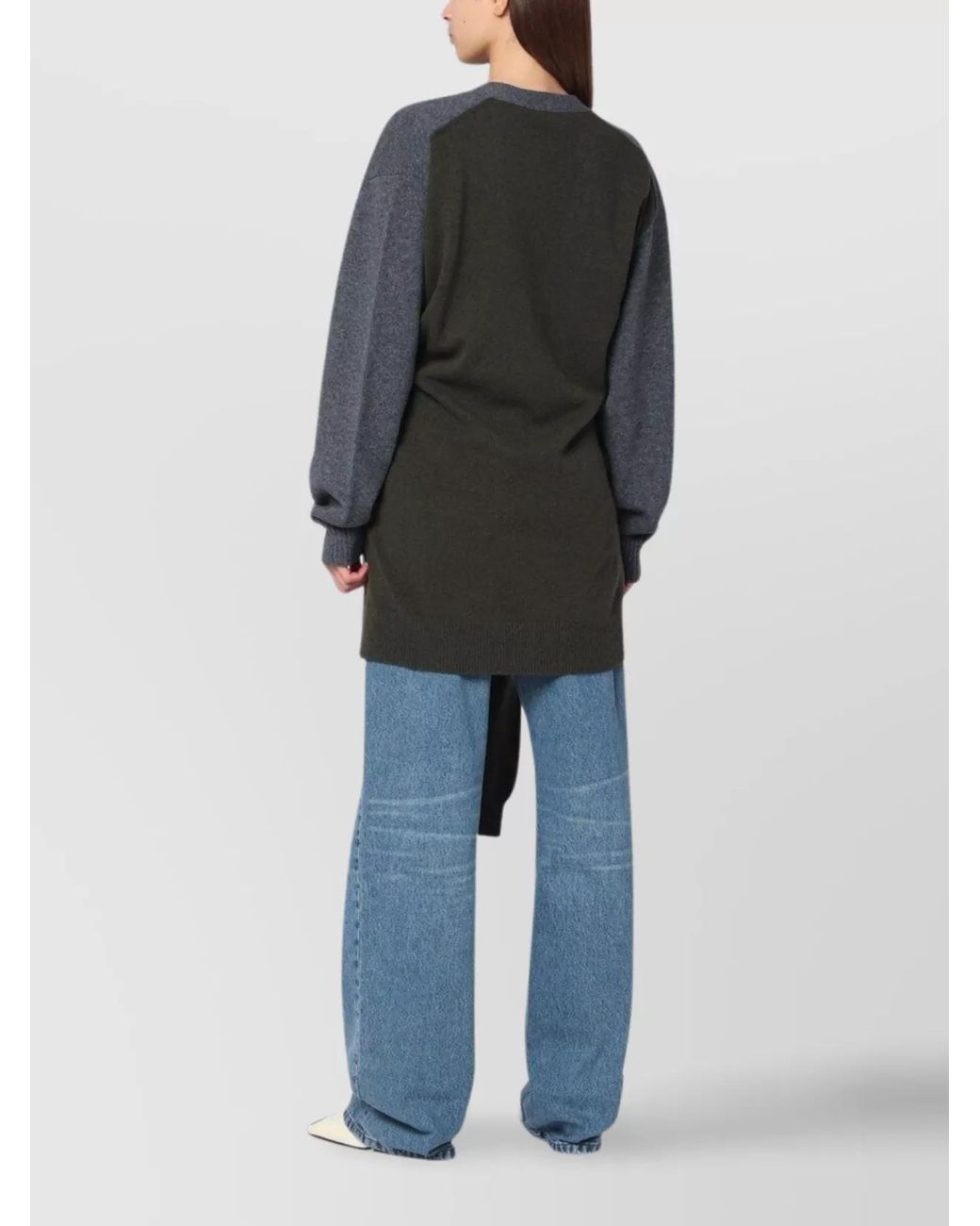 Stella McCartney Blue Wool Cardigan