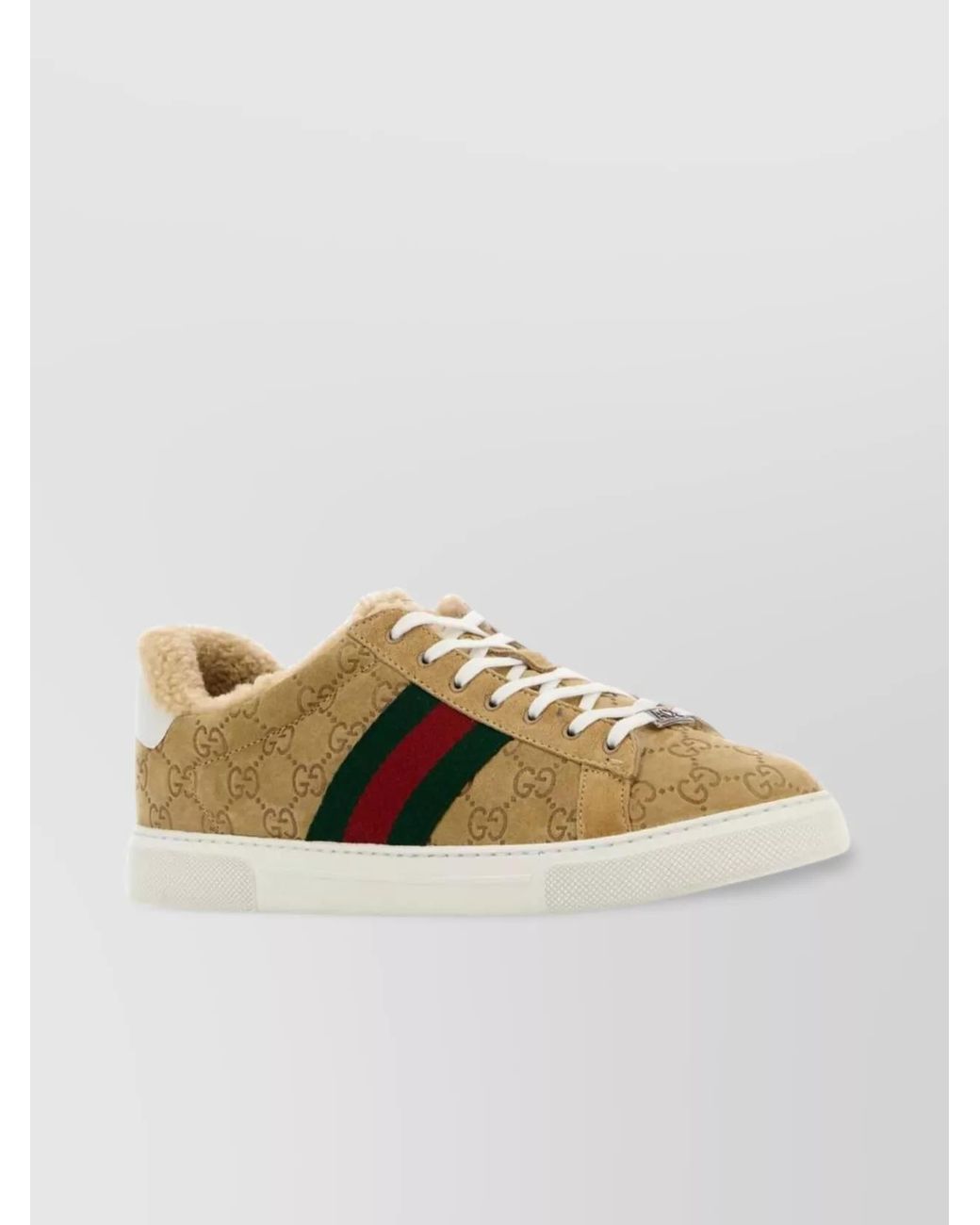 Gucci Multicolor Suede Low-Top Sneakers for men
