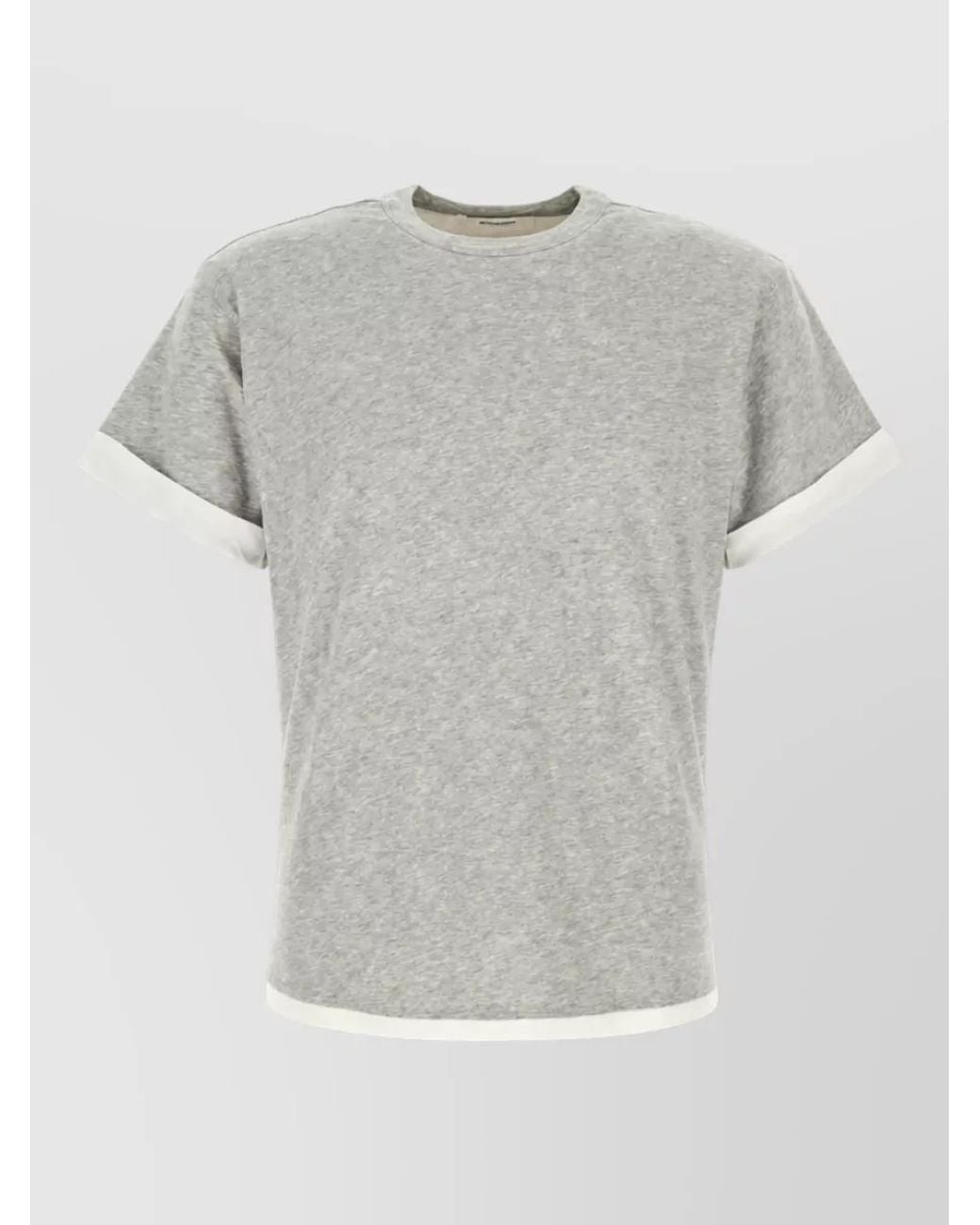GIMAGUAS Gray Cotton T-Shirt for men