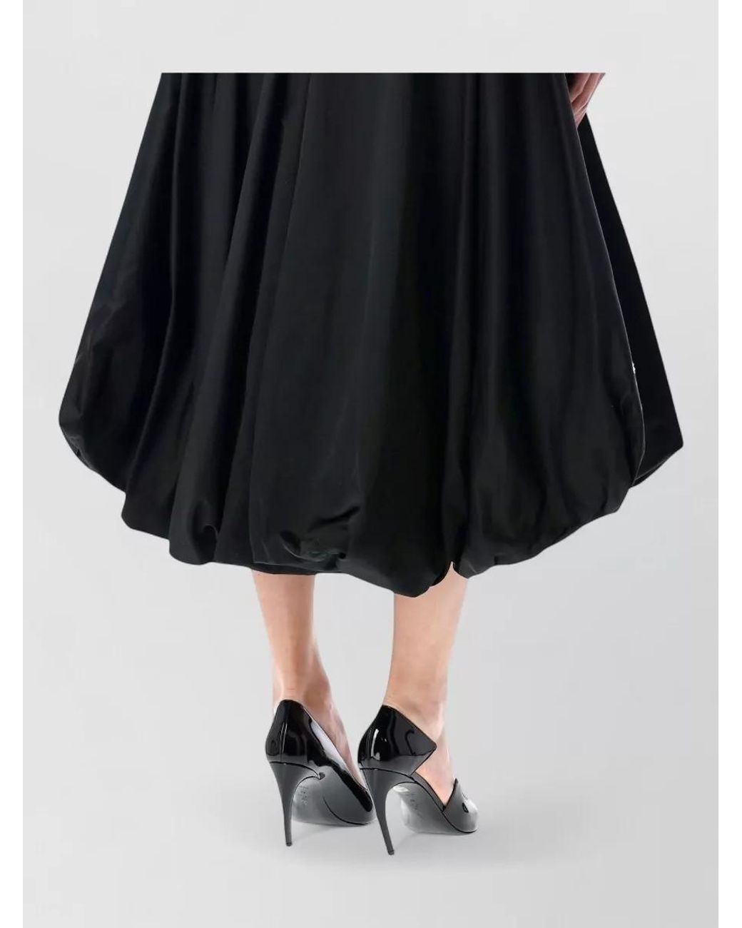 Balenciaga Black Voluminous Balloon Skirt