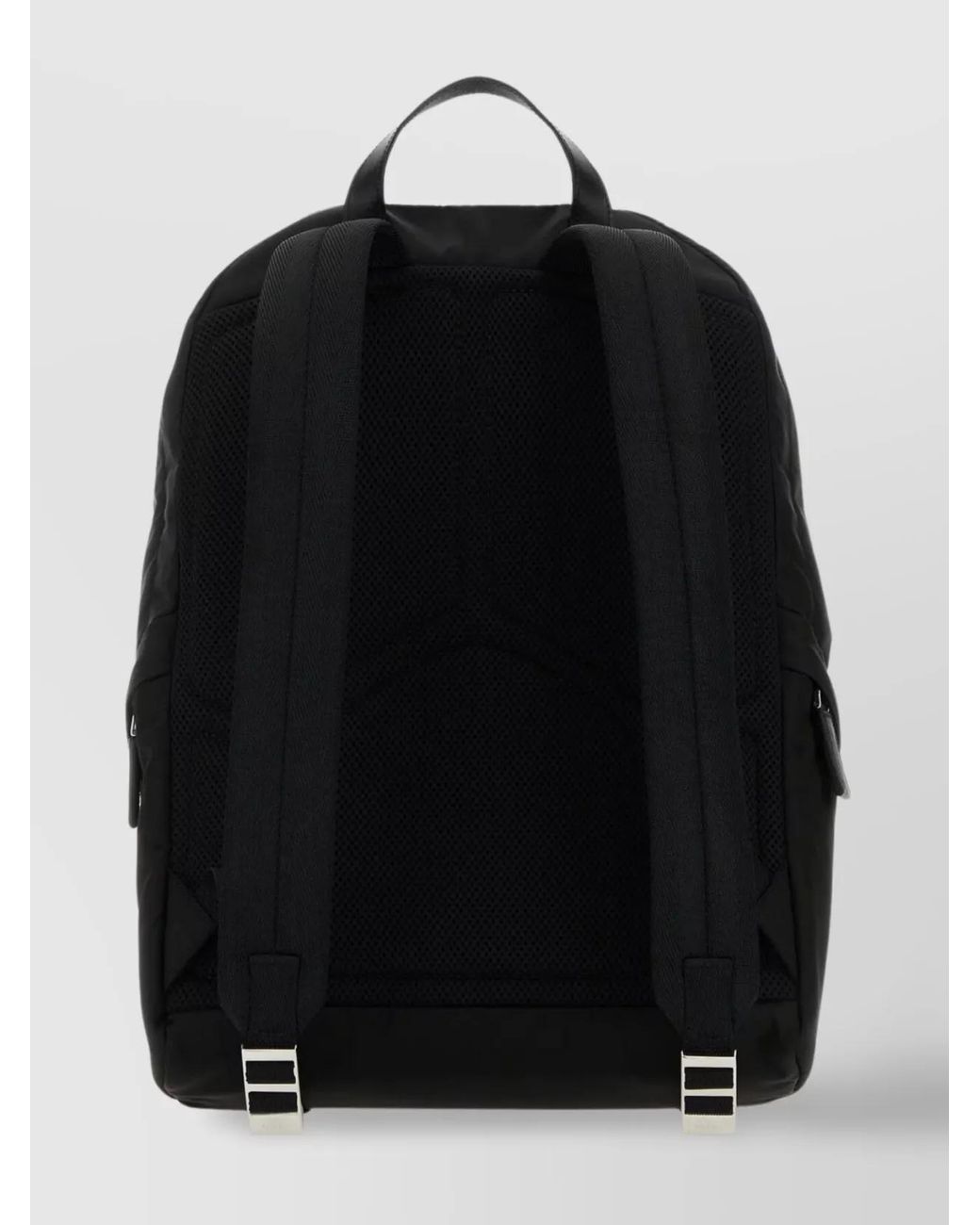Prada Black Leather Backpack for men