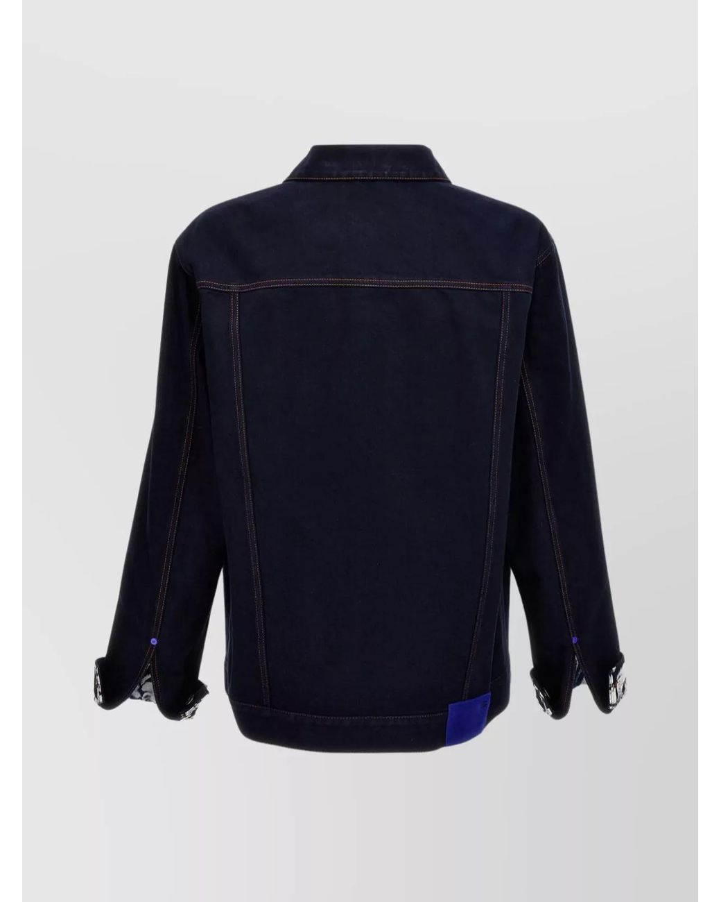 Burberry Blue Denim Jackets for men