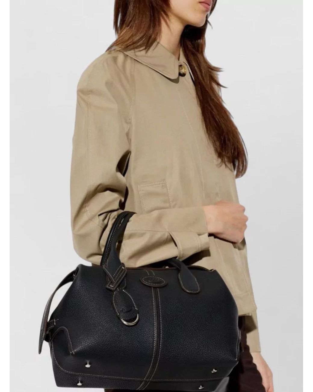 Tod's Black Di Bag Small Leather Shoulder Bag