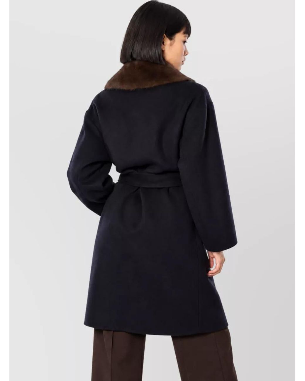 P.A.R.O.S.H. Blue Wool Fitted Jacket