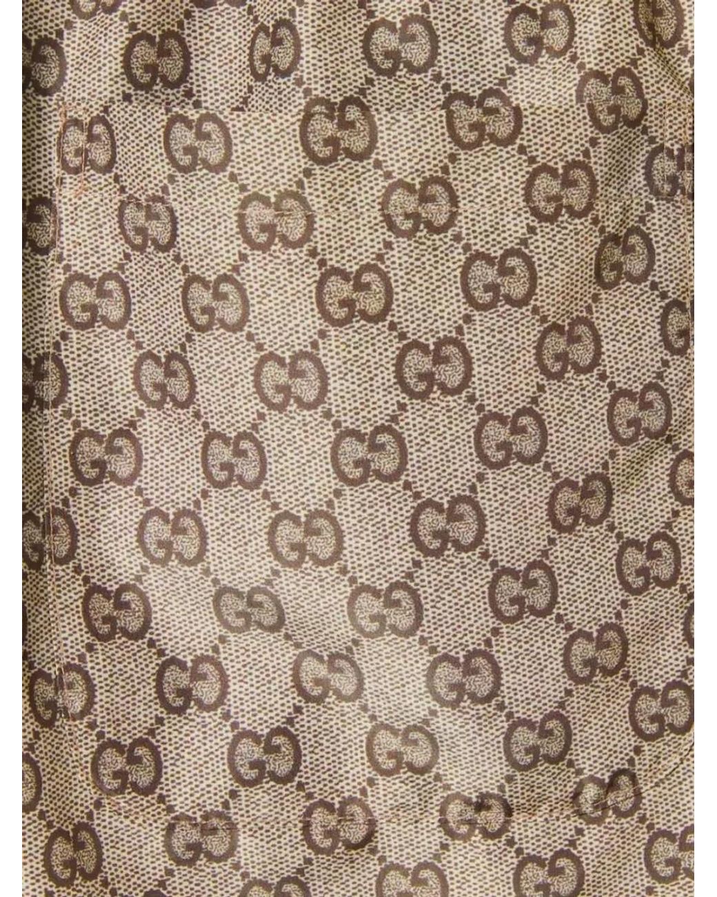Gucci Natural Monogram Swim Shorts for men