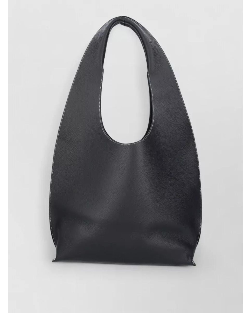 A.P.C. Black Neige Leather Shoulder Bag