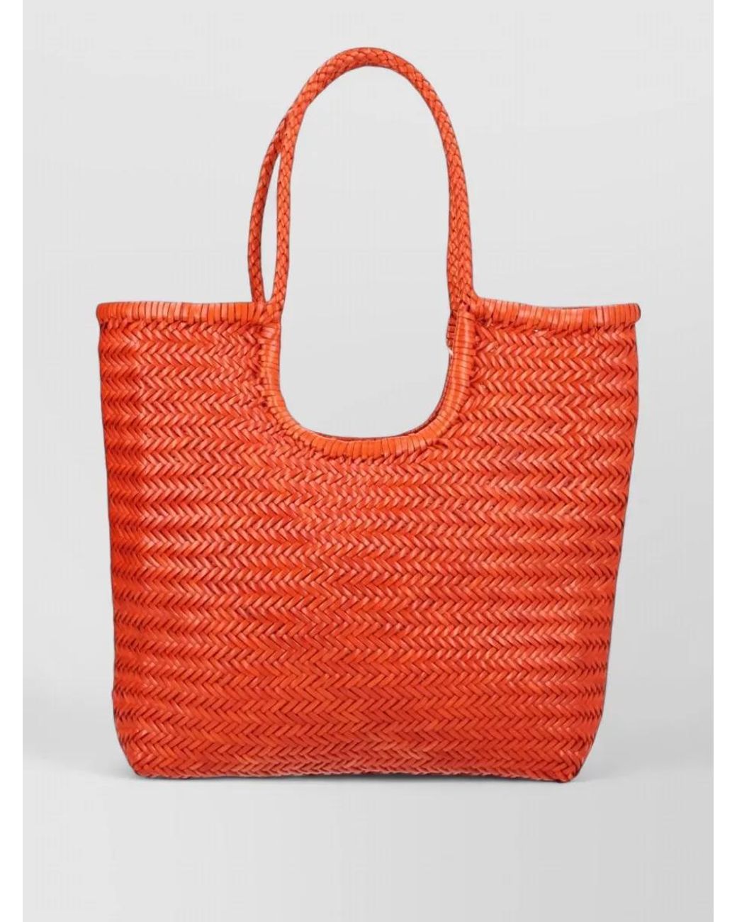Dragon Diffusion Rectangular Woven Tote Bag Dual Handles in Red | Lyst