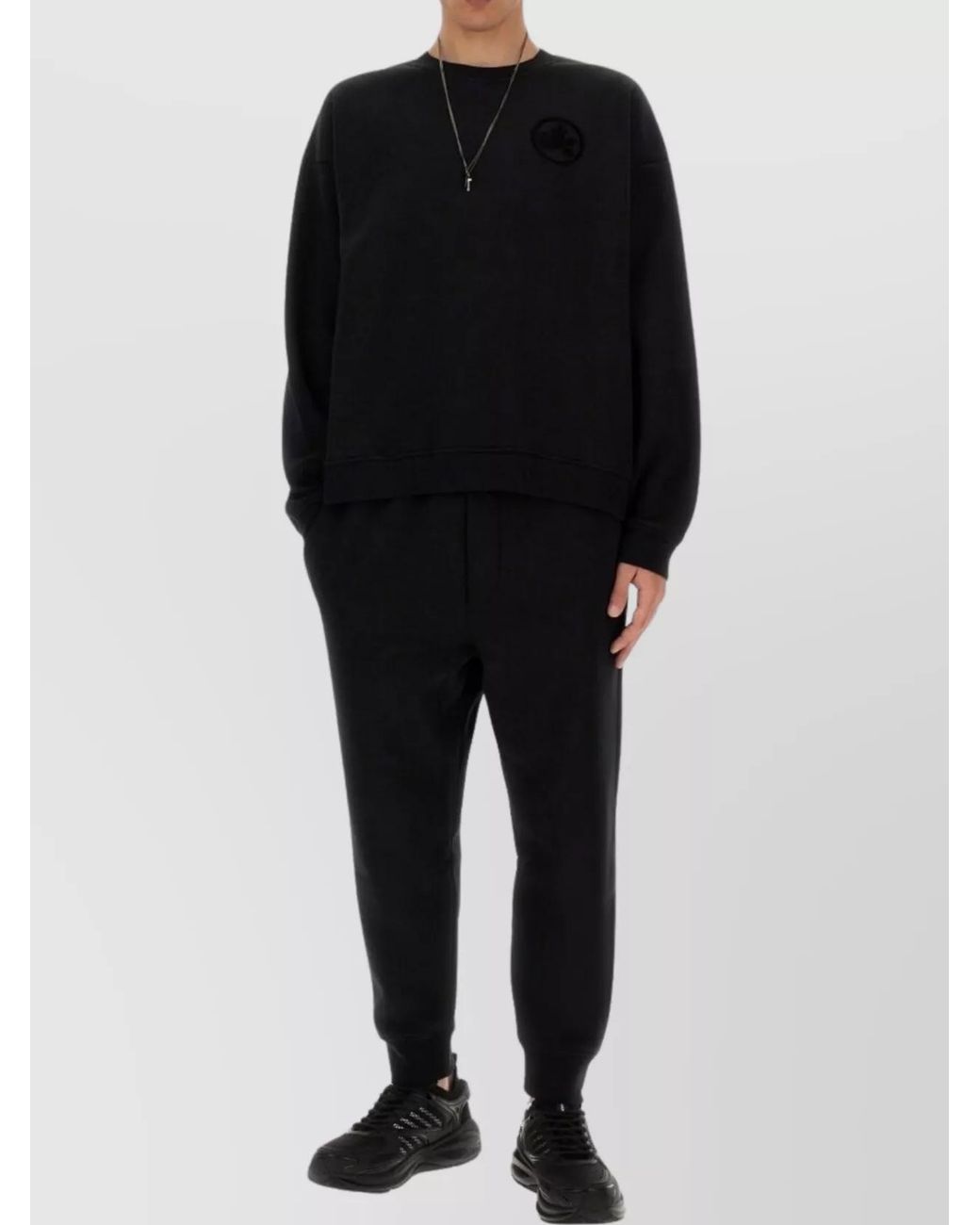 DSquared² Black Relaxed-Fit Sweatshirt for men