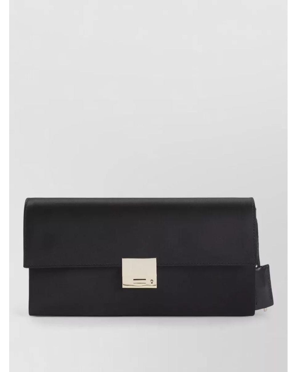 Tom Ford Black Satin Clutch Bag