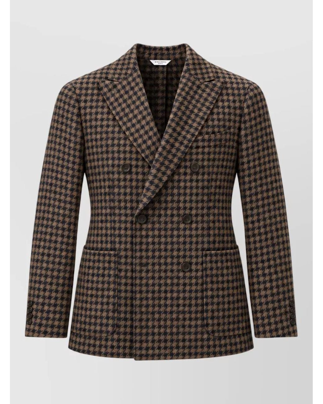 Boglioli Black Wool Cashmere Suit Jacket for men