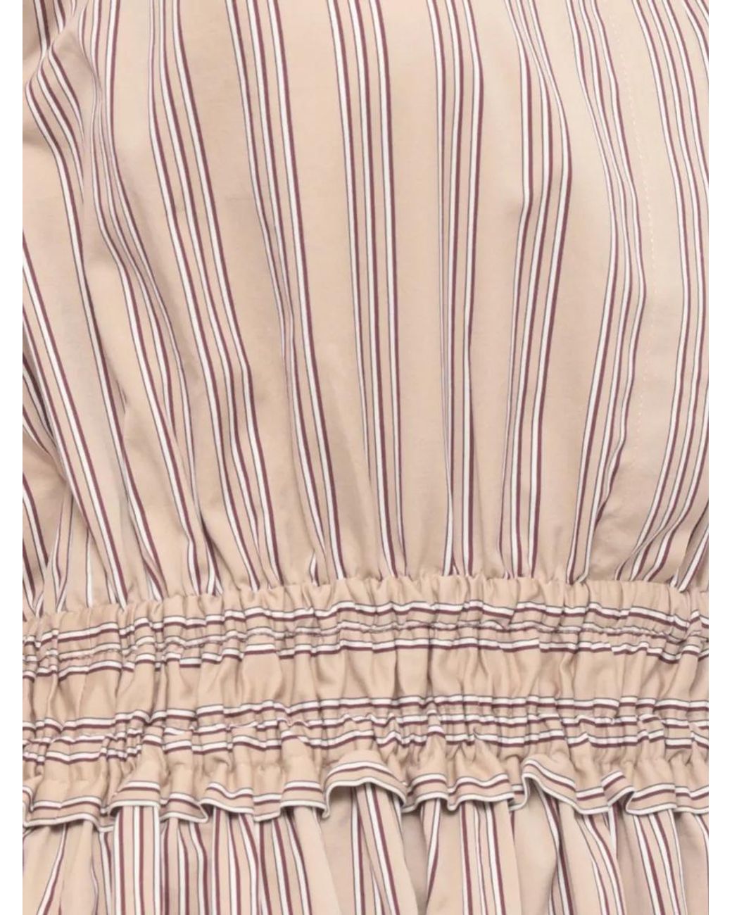 Antonelli Multicolor Striped Sleeveless Midi Dress