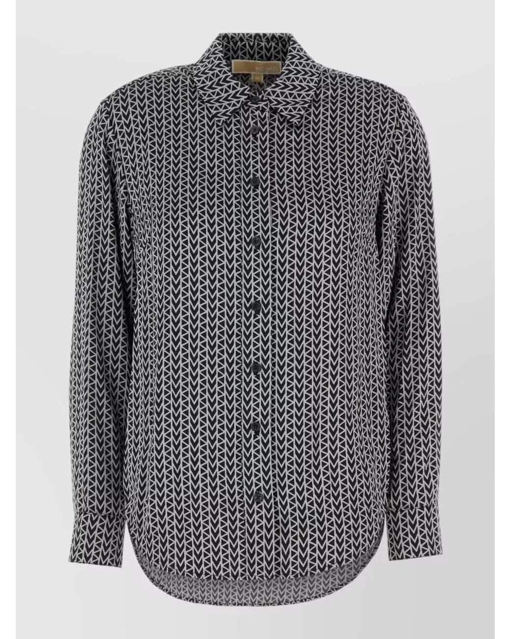 Michael Kors Gray Satin Shirt for men