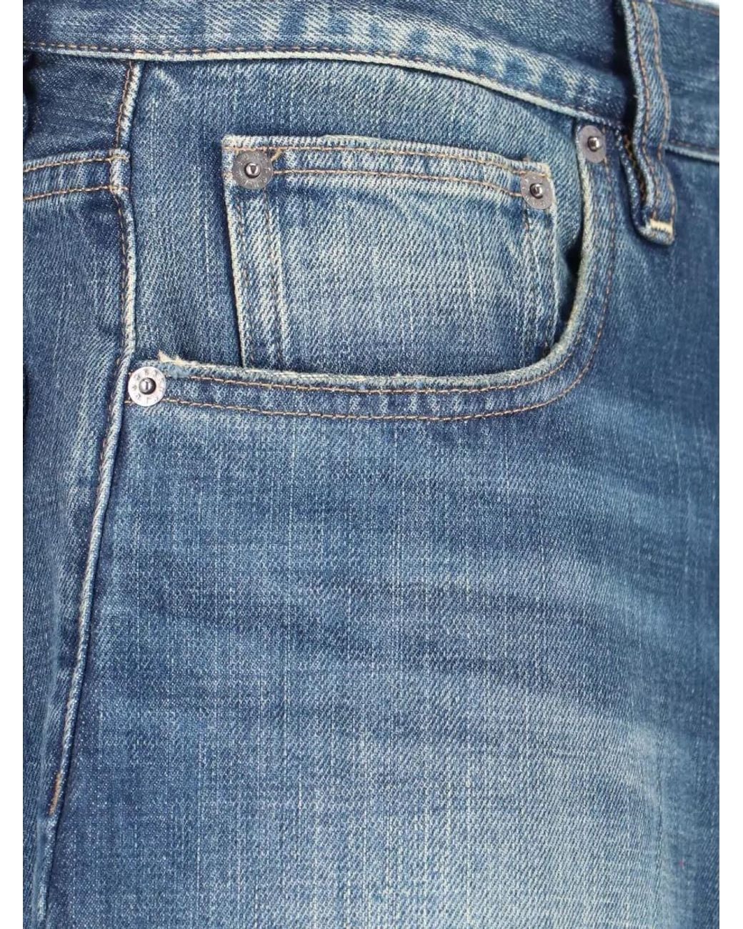 sunflower Blue Cotton Wide-Leg Trousers for men