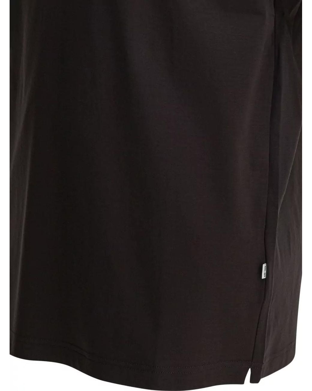 NN07 Black Organic Cotton Polo Shirt for men