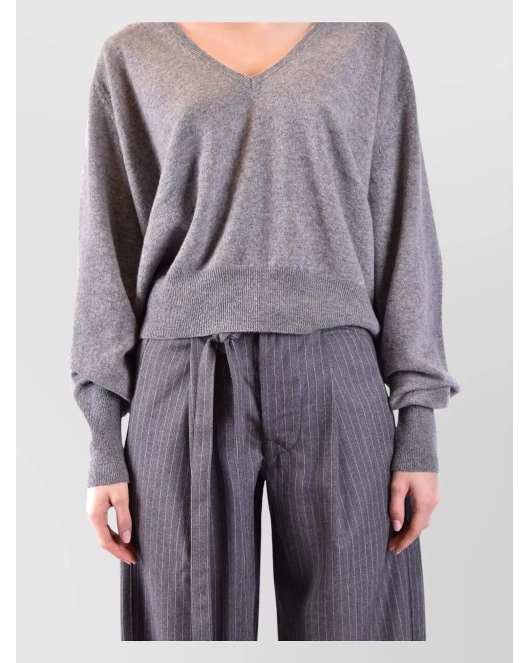 Laneus Purple Wool Jumper