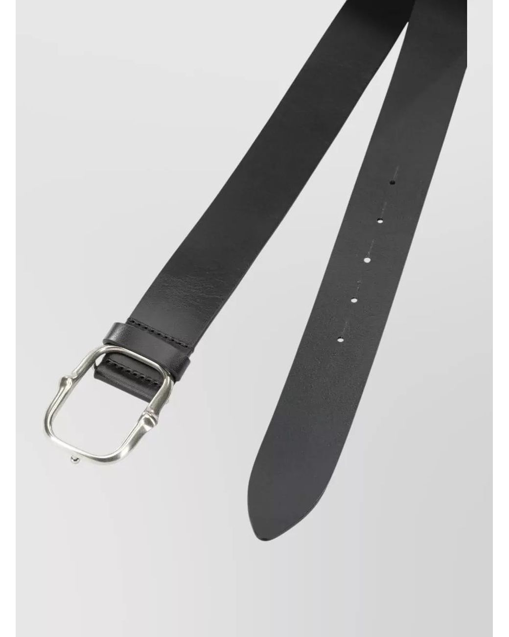 Isabel Marant Gray Leather Belt