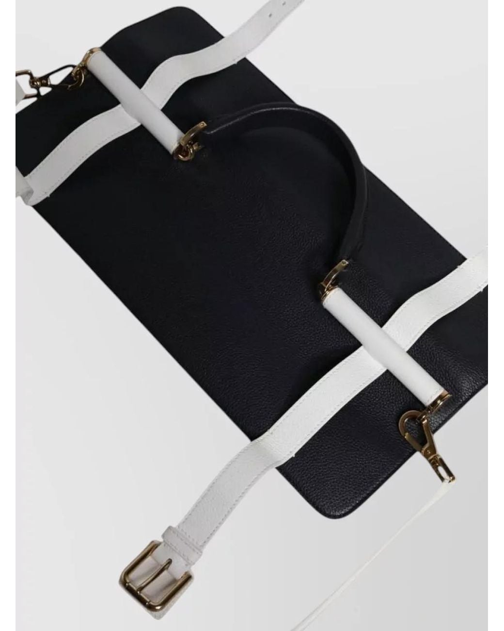 Dolce & Gabbana Black Devotion Leather Cross-Body Bag