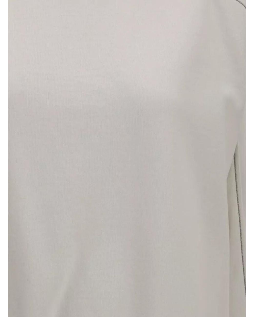 Brunello Cucinelli White Cotton Sweatshirt