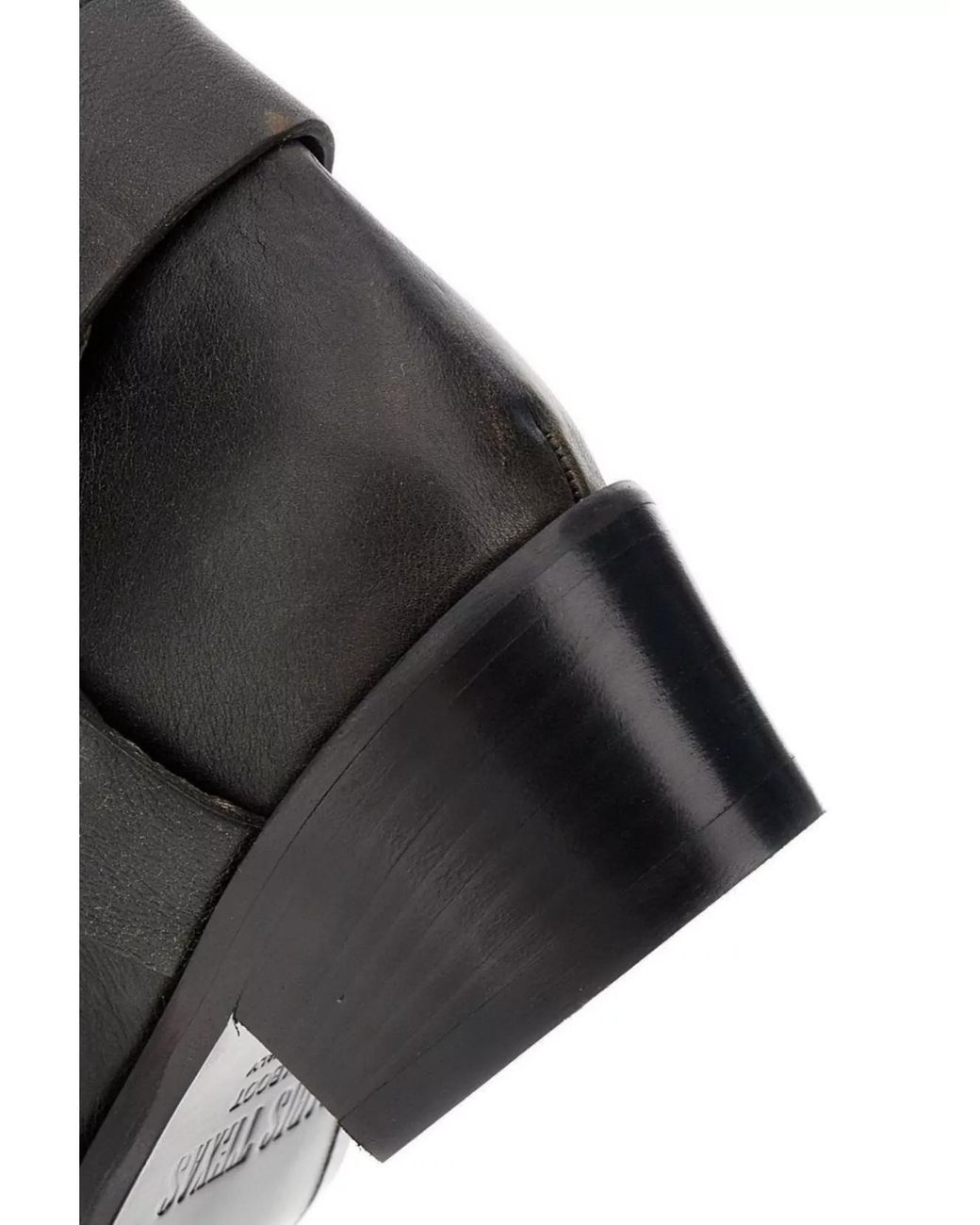 Paris Texas Black Leather Ankle Boots