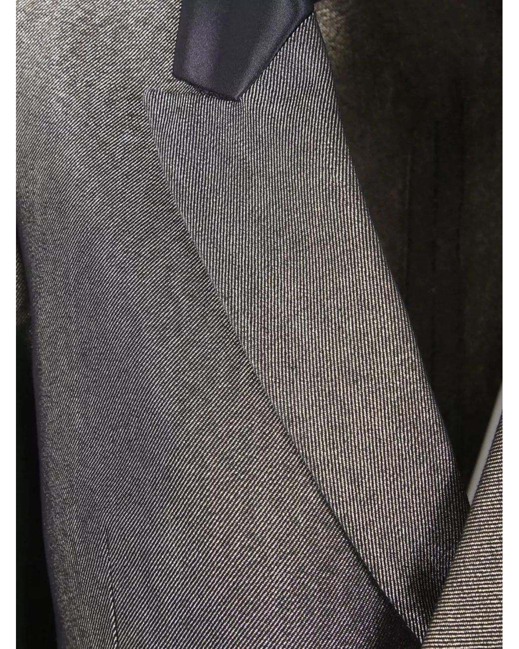 SAPIO Gray Cotton Double Breasted Coat