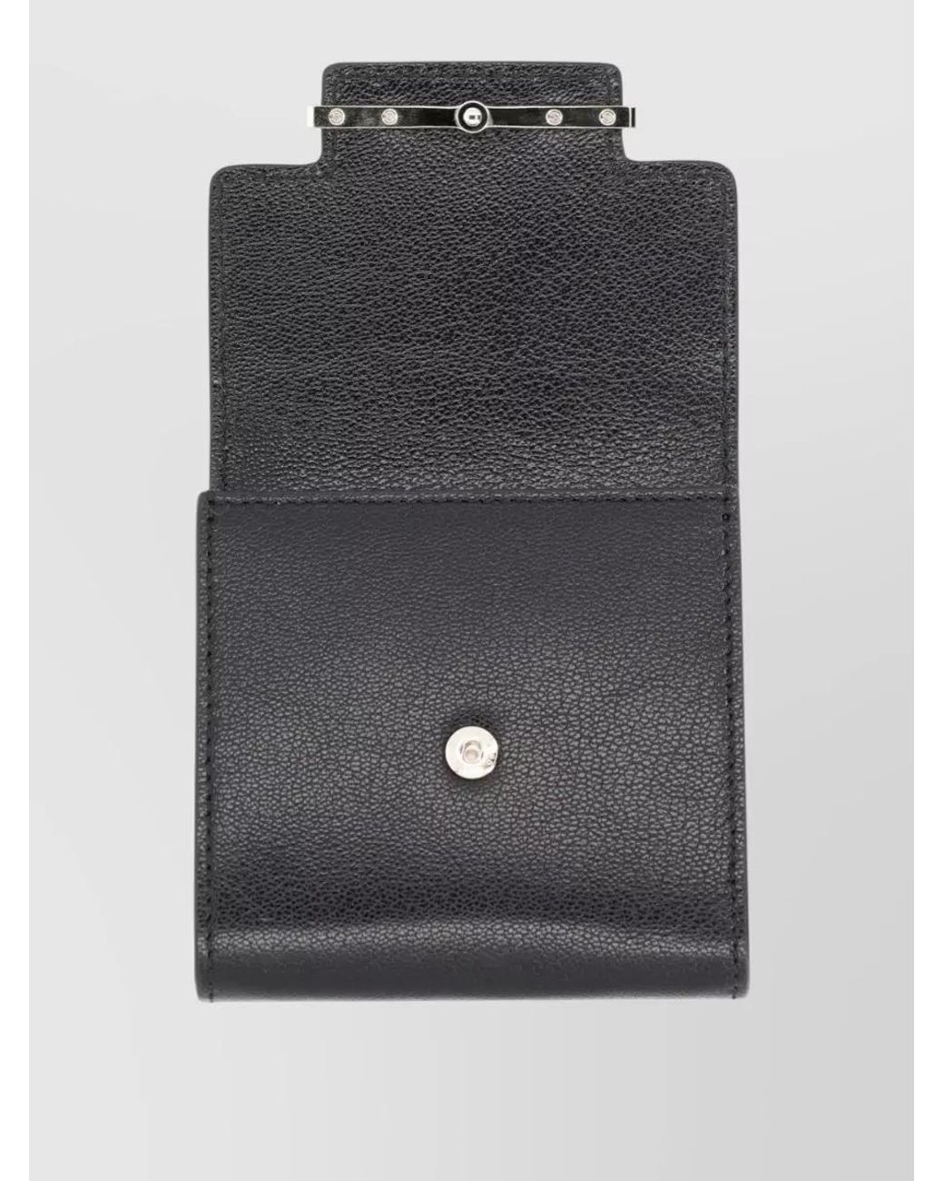 Tom Ford Gray Leather Card Holder