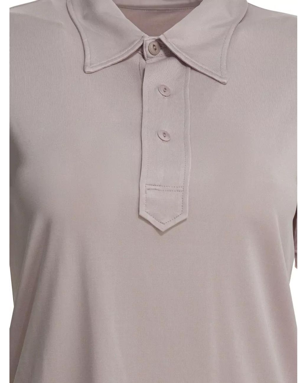 Maison Margiela Gray Polo Shirt