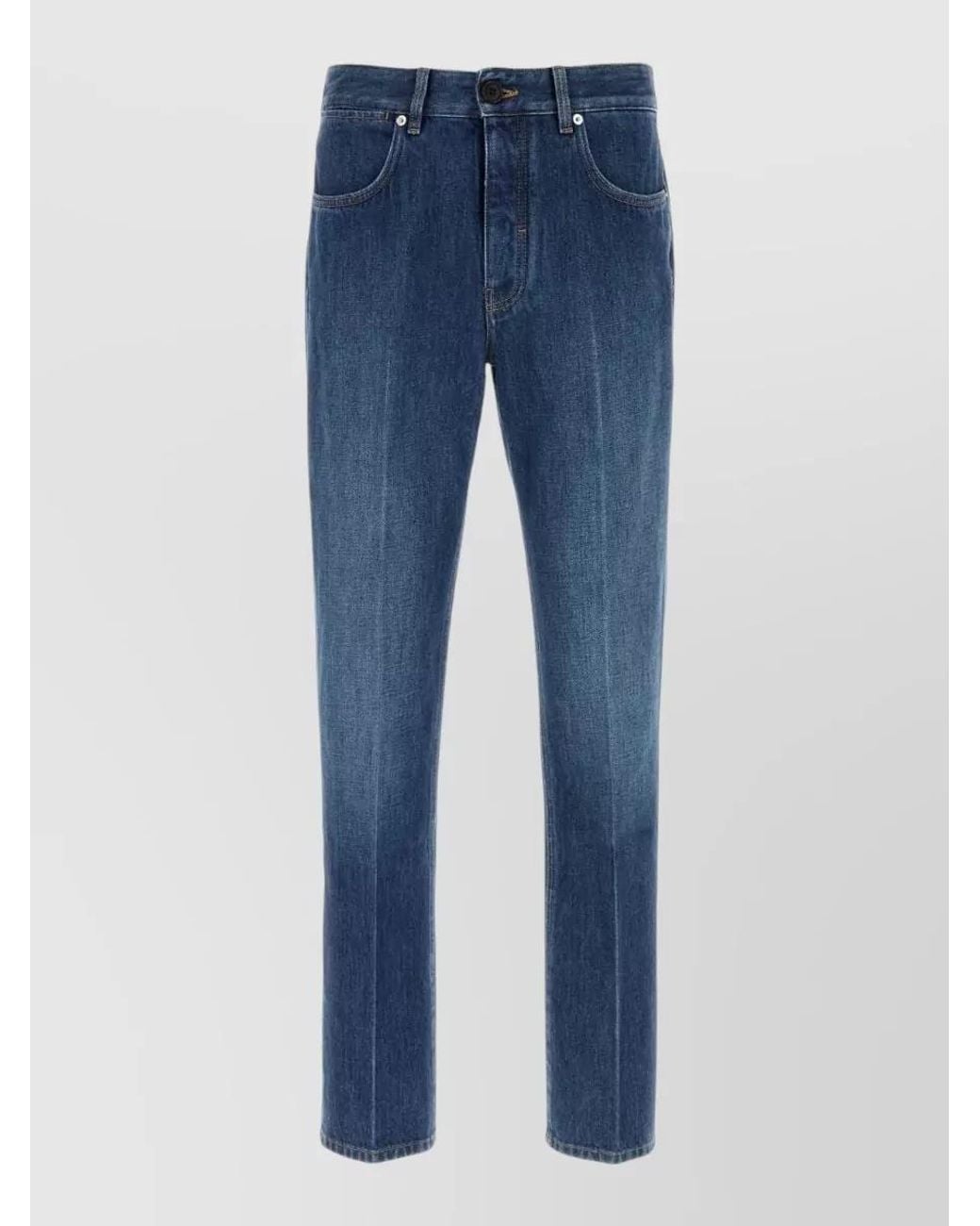 Givenchy Blue Denim Straight-Leg Trousers for men