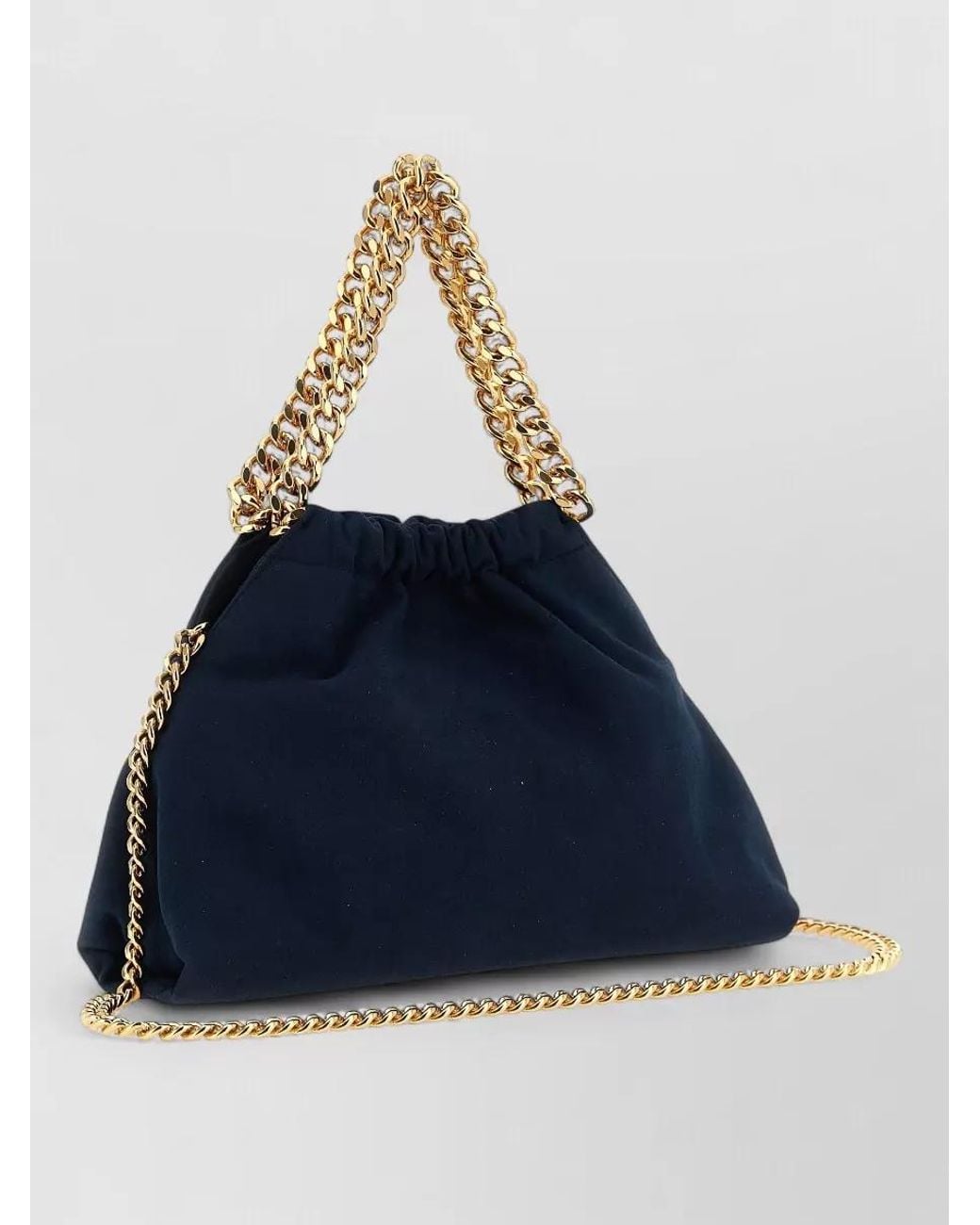 Stella McCartney Blue Falabella Mini Clutch Bag