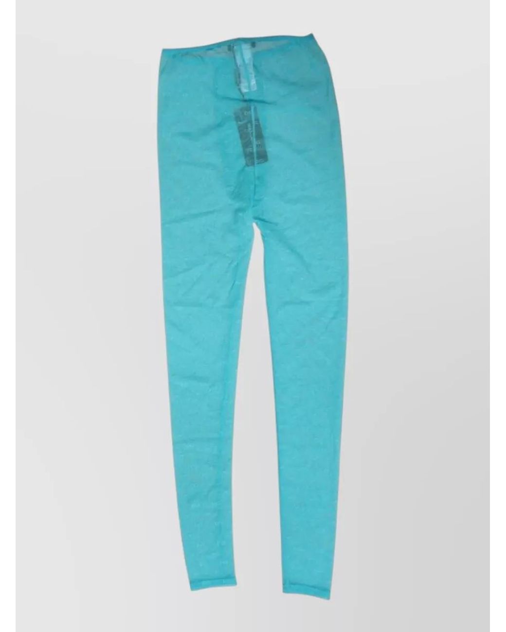 Dolce & Gabbana Blue Logo-Print Slim-Fit Leggings