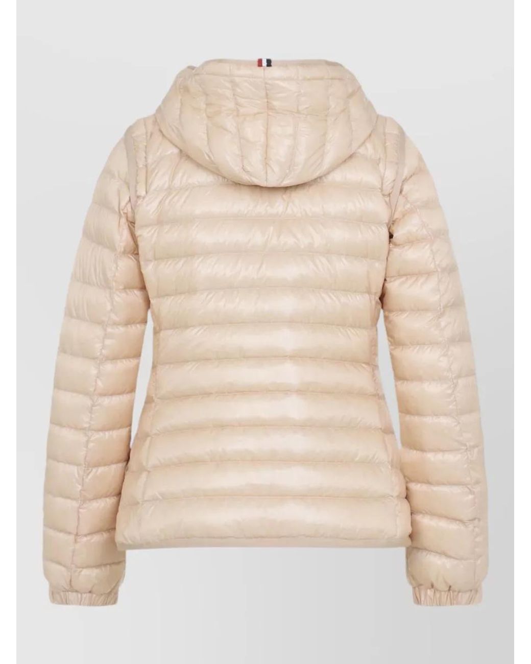 Moncler Natural Down Quilted Hooded Parka Coat