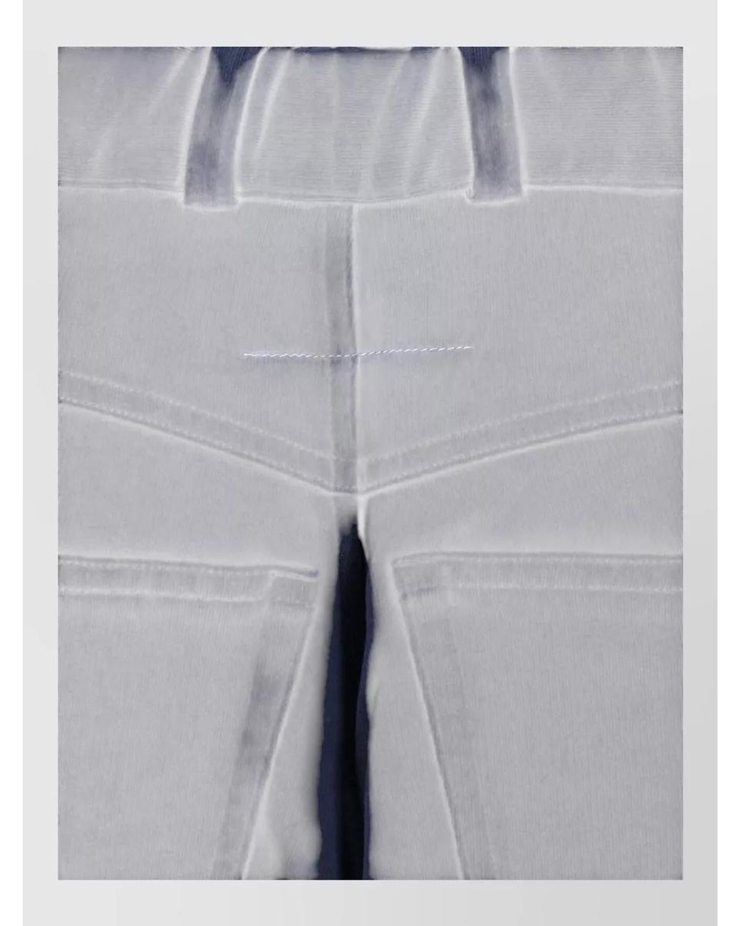 MM6 by Maison Margiela Blue Straight-Leg Denim Jeans