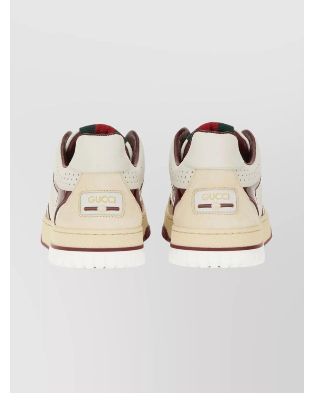 Gucci Metallic Calf Leather Low-Top Sneakers