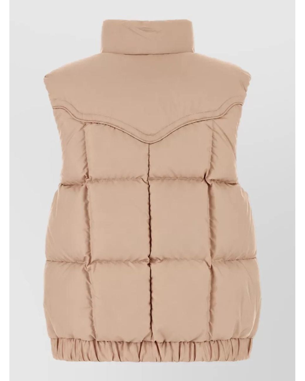 Moncler Natural Down Sleeveless Puffer Jacket